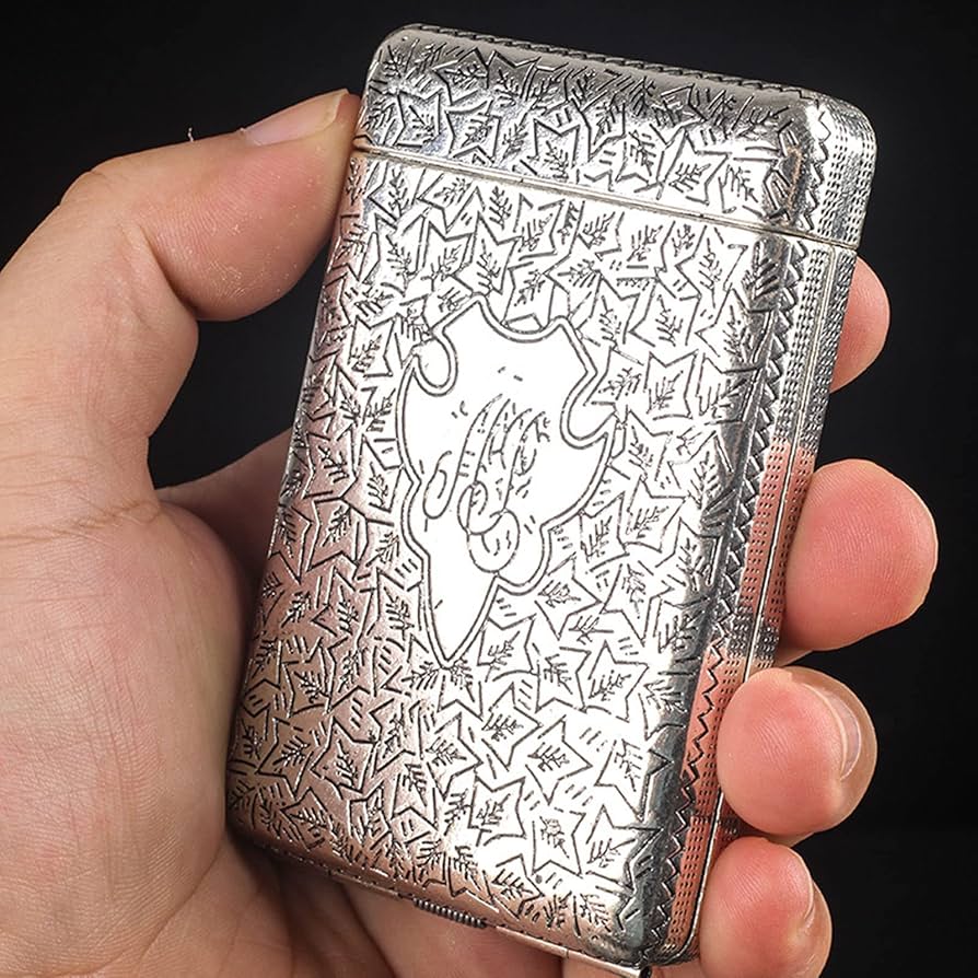 Classic Metal Cigarette Storage Box