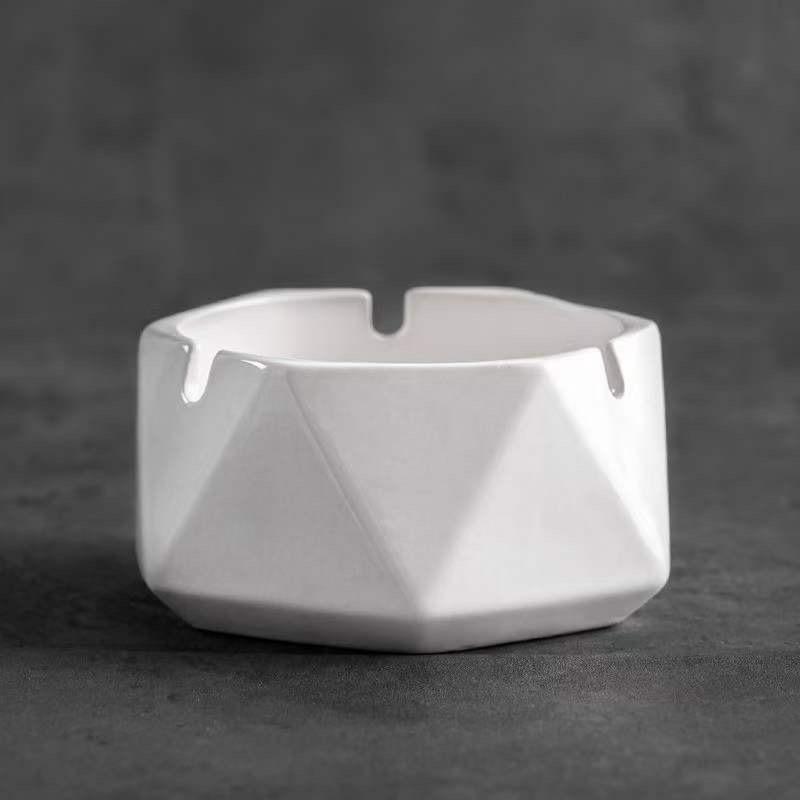 Luxury Geometric Ceramic Ashtray