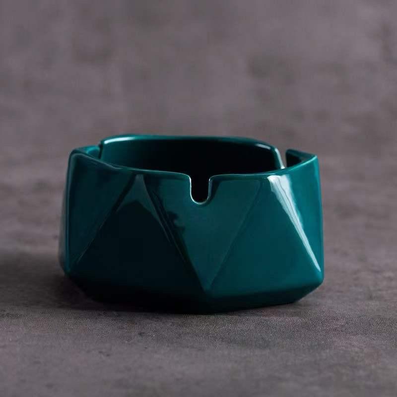 Luxury Geometric Ceramic Ashtray