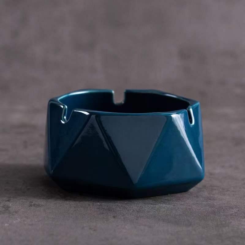 Luxury Geometric Ceramic Ashtray