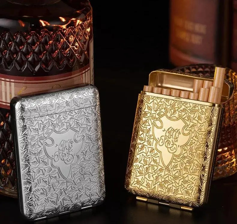 Classic Metal Cigarette Storage Box