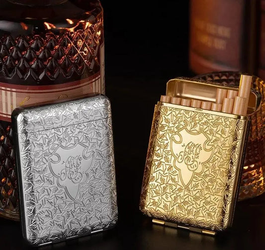 Classic Metal Cigarette Storage Box